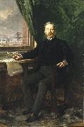 Theobald Chartran Portrait of Washington A. Roebling oil painting